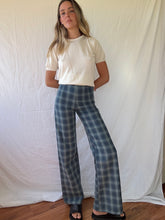 Load image into Gallery viewer, KIKO pant | blue check | Ready to ship | size XS