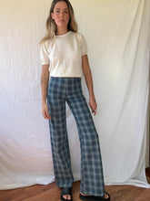 Load image into Gallery viewer, KIKO pant | blue check | Ready to ship | size XS
